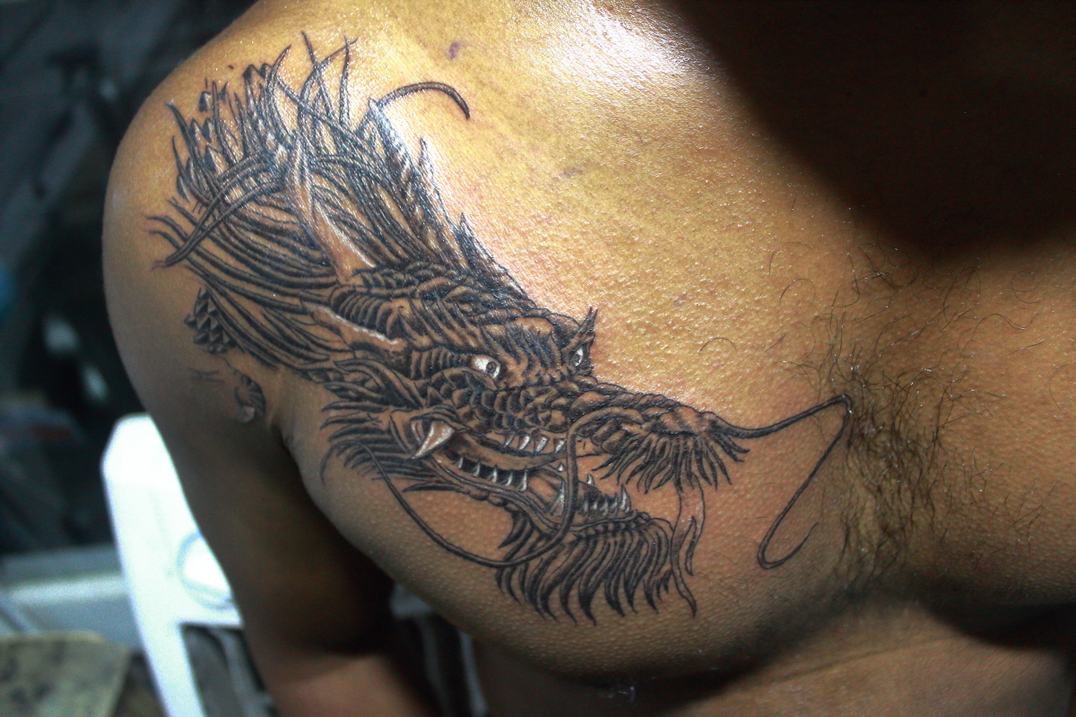 DRAGON CHEST tattoo for men BANGALORE