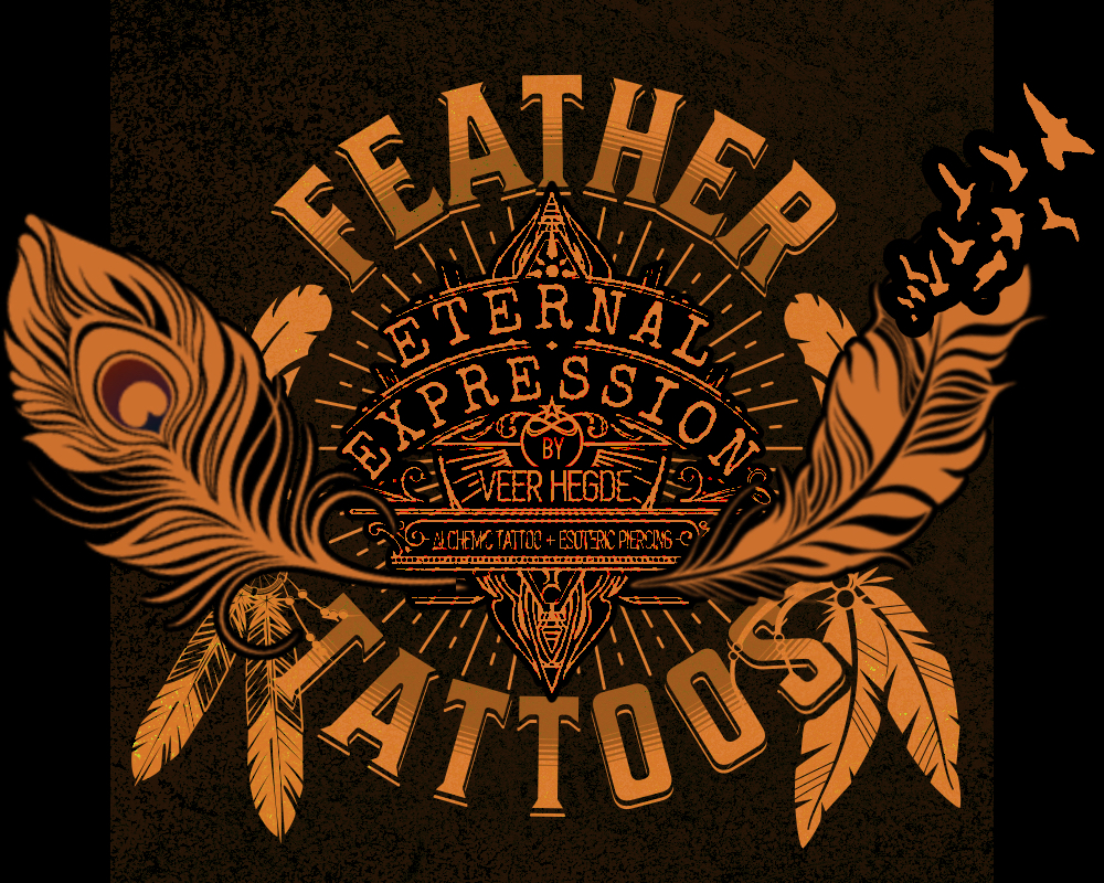 feather tattoos by eternal expression bangalore
