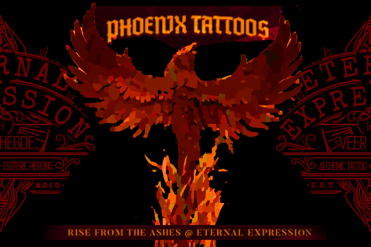 phoenix tattoos by eternal expression tattoo studio